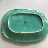 Old dish sprayed in slurry sign