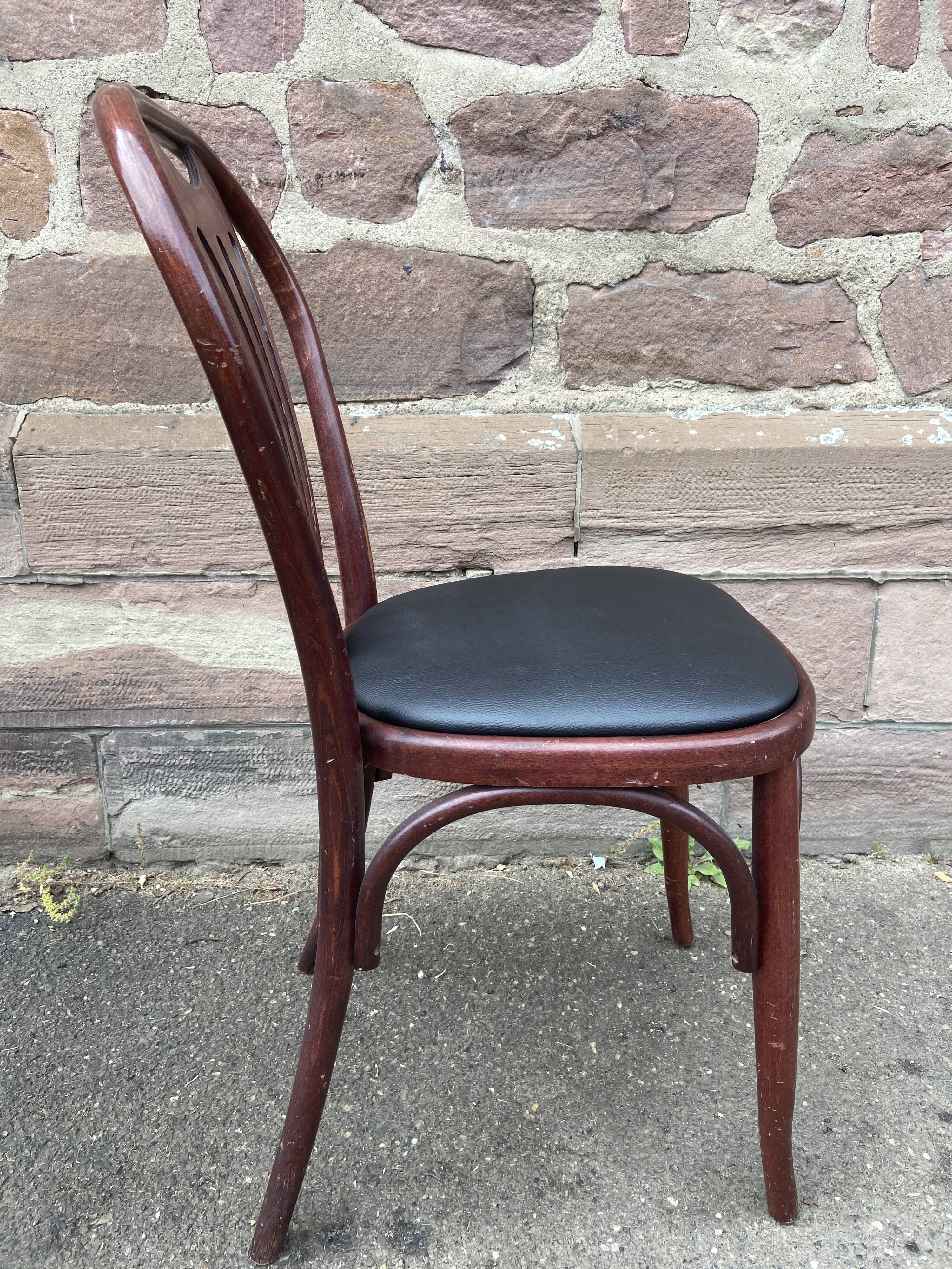 4 Viennese wooden pram chairs from the 1980s