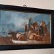 Antique tempera painting on paper, 18th century Italian school