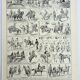 Old engraving 1928, Horse riding, horse, equestrian, equestrian • Lithograph, Original plate
