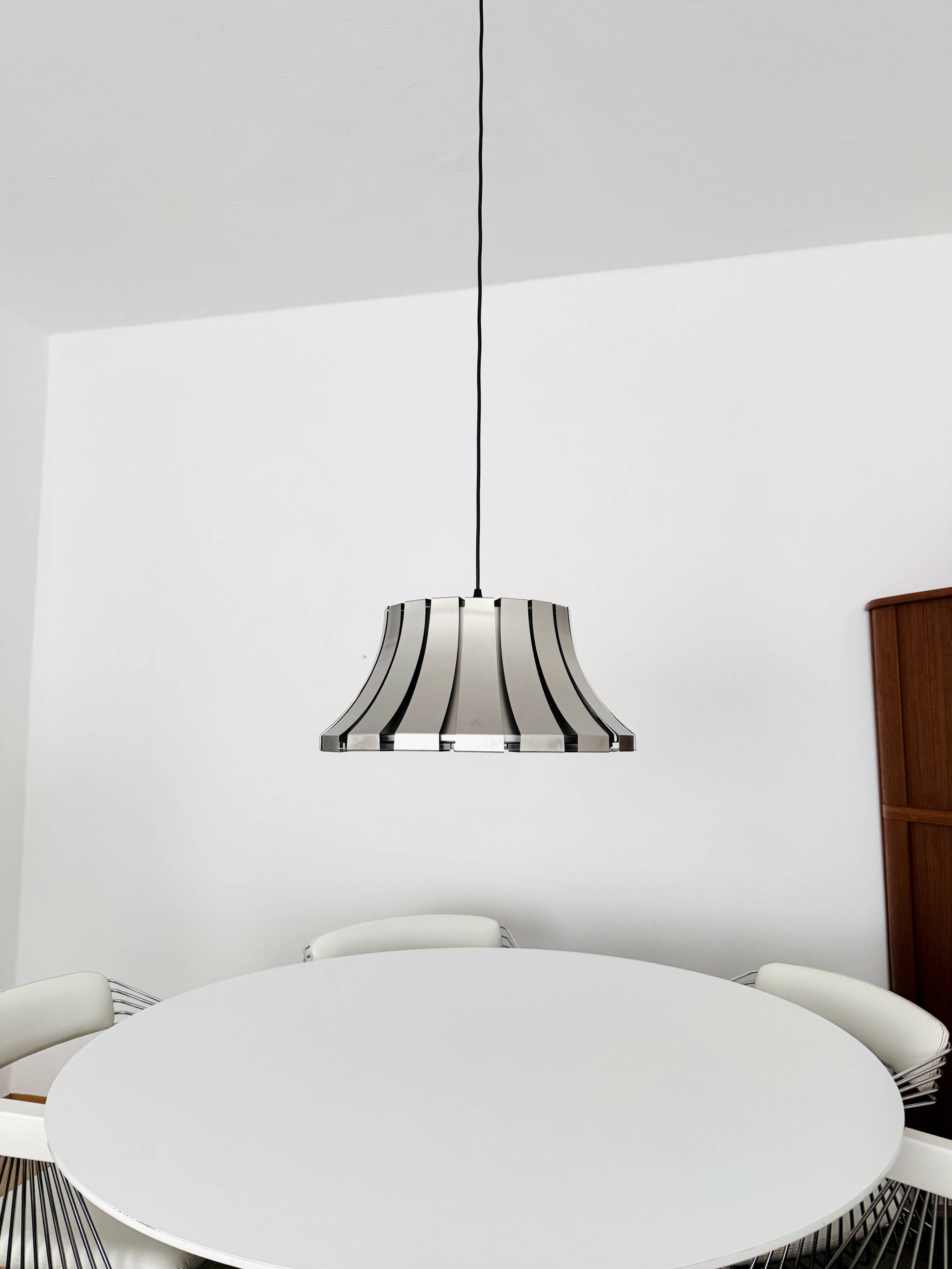 Metal Pendant Lamp by Elio Martinelli for Martinelli Luce