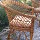 Fauteuils en osier ou rotin