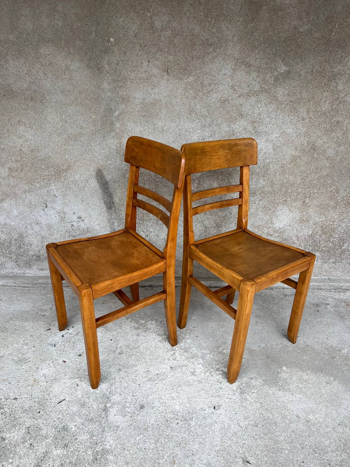 2 vintage bistro chairs