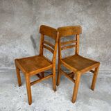 2 vintage bistro chairs