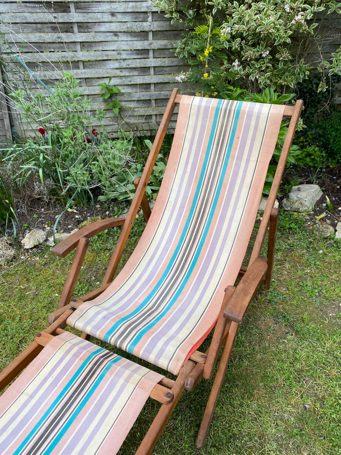 Vintage longue chair