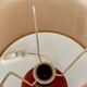 Ceramic rust bedside table lamp 1970 1980