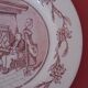 Talking plate with theme series the wedding in the countryside