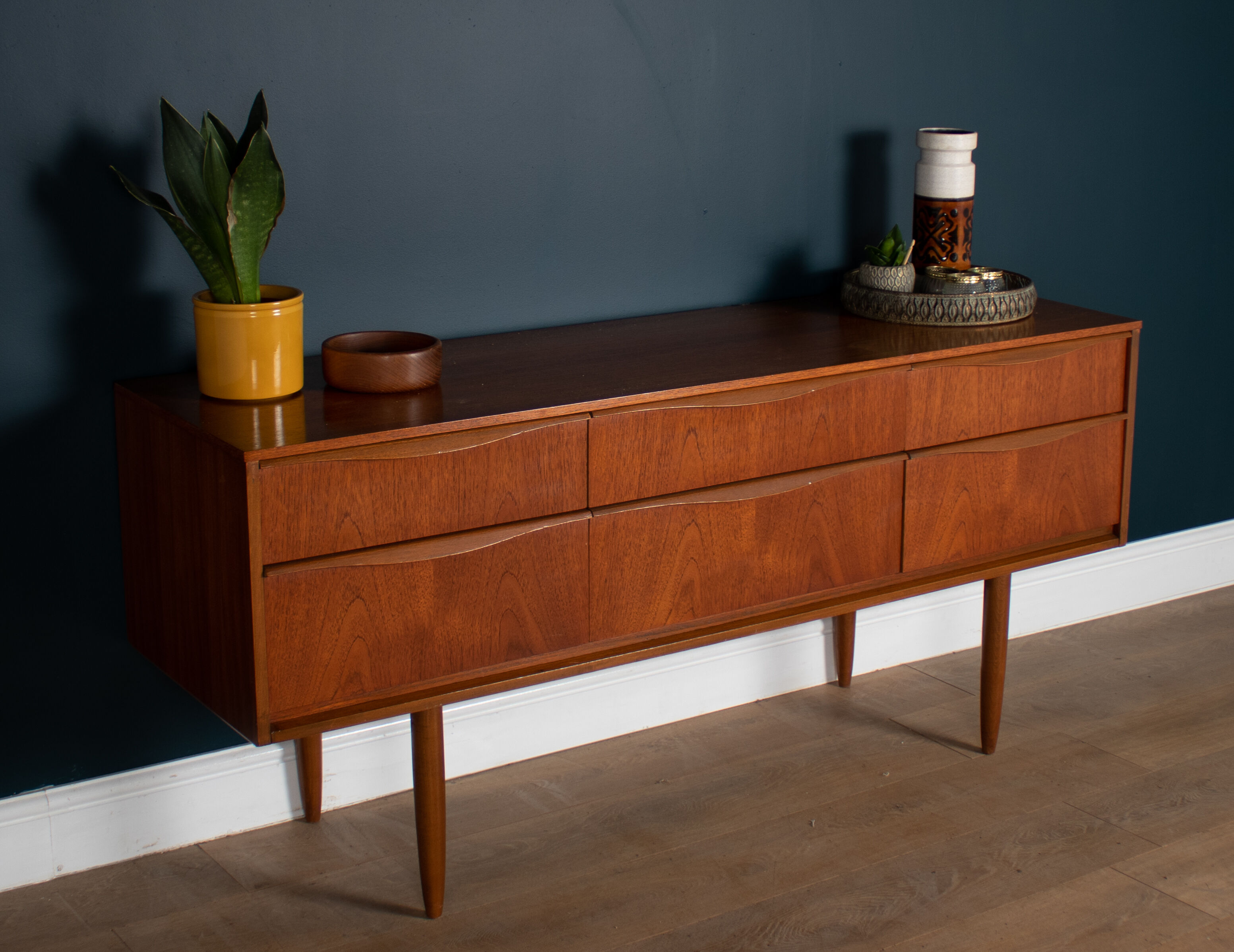 Restored Teak 1960s Austinsuite Chest Of Drawers Sideboard