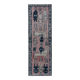 Vintage Turkish hallway rug 104x320 cm