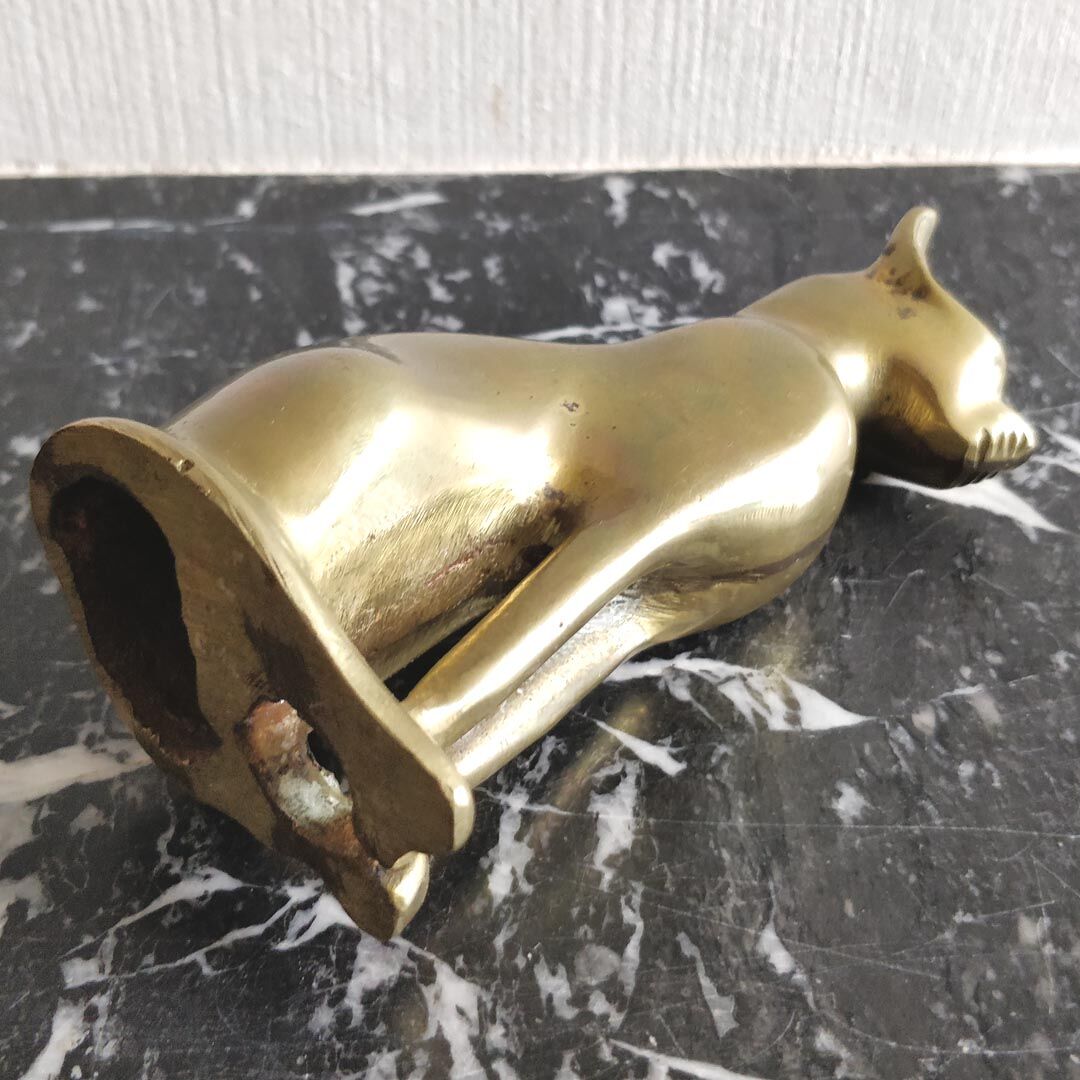 Brass Egyptian cat