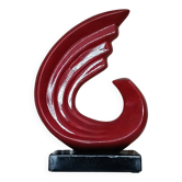 Abstract ceramic sculpture