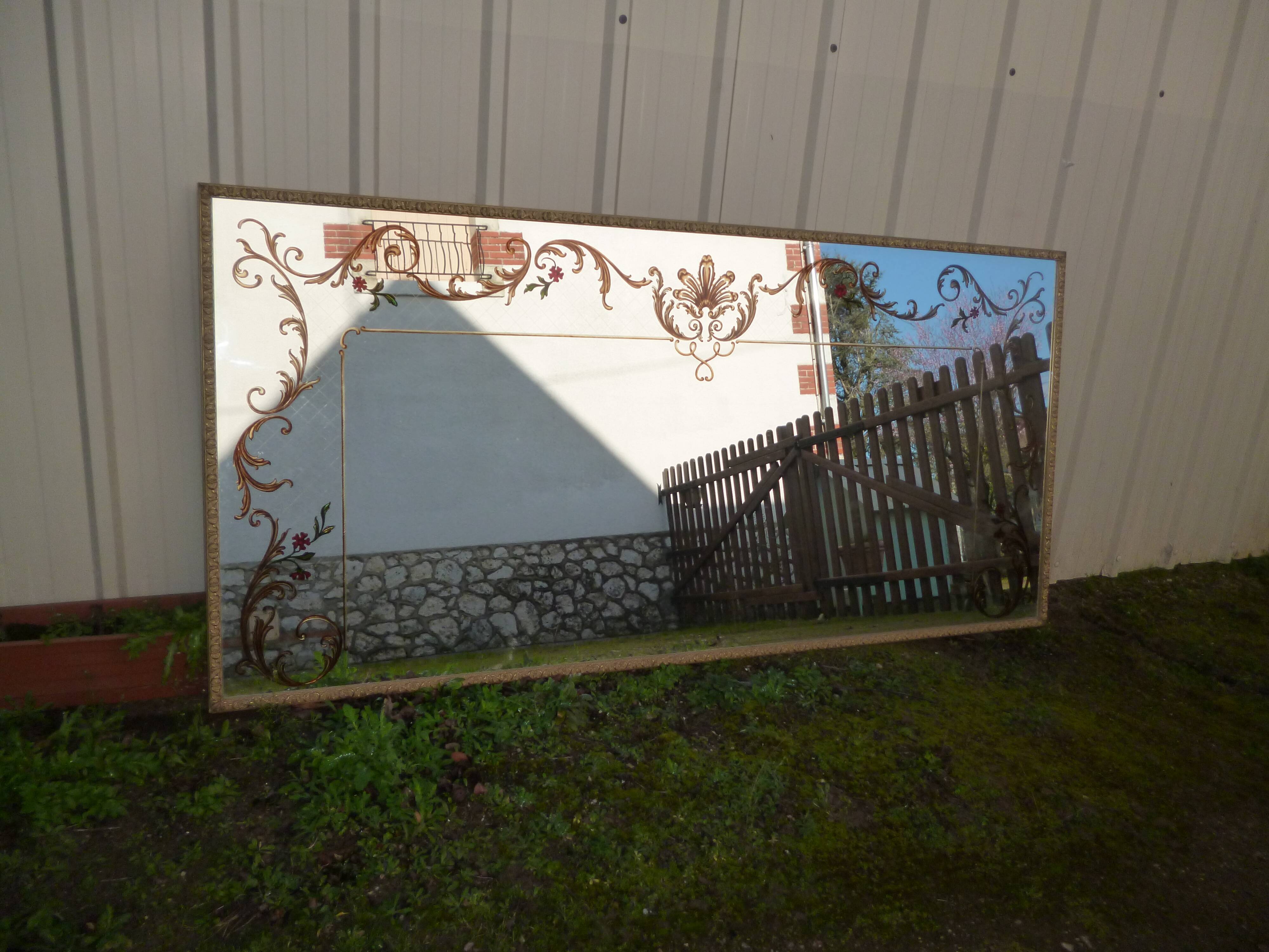 Enlarged Art Deco mirror