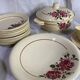 Old half-porcelain service Badonviller Strasbourg – 22 pieces