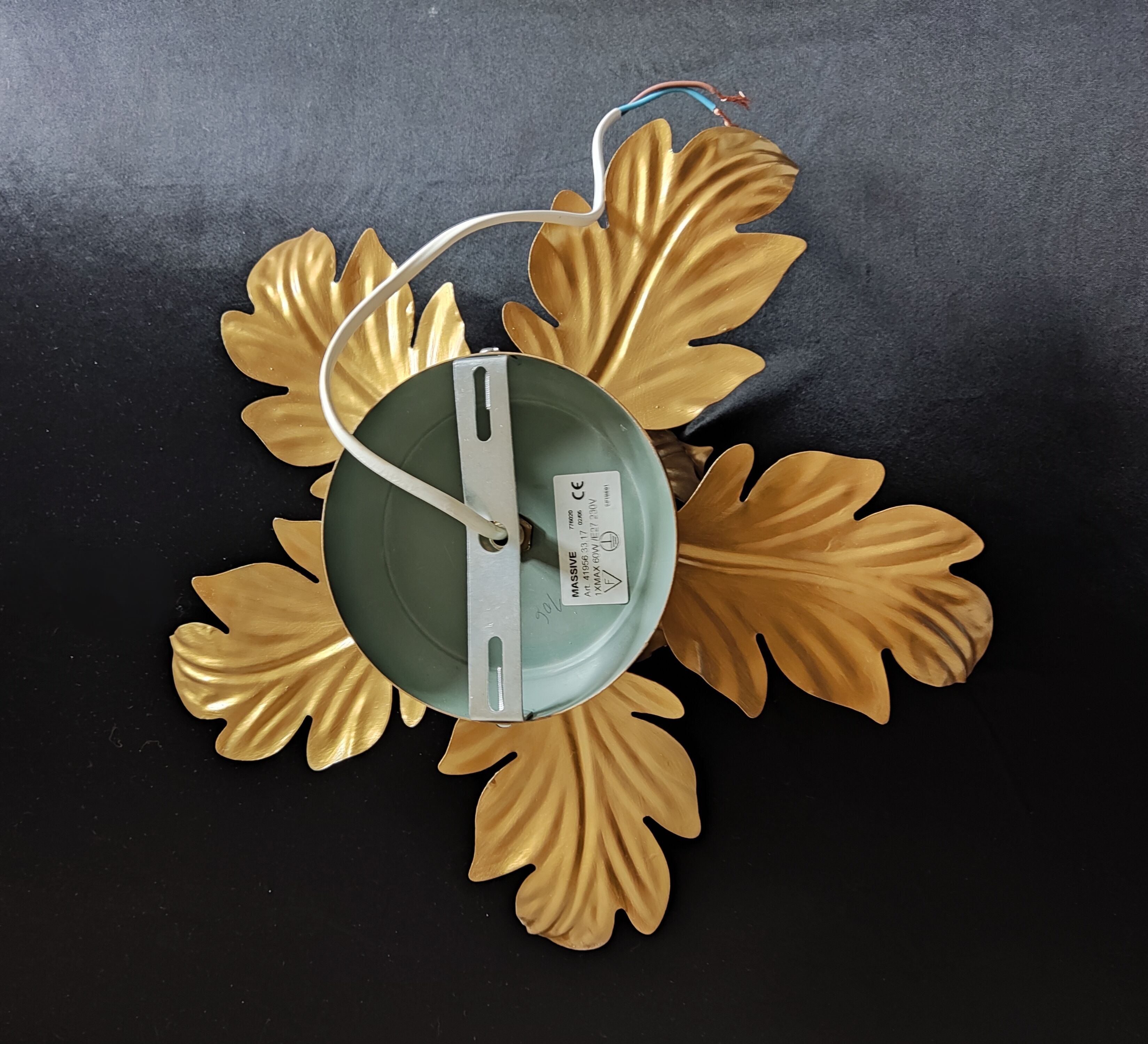 Applique feuilles 2 corolles