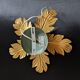 Applique feuilles 2 corolles