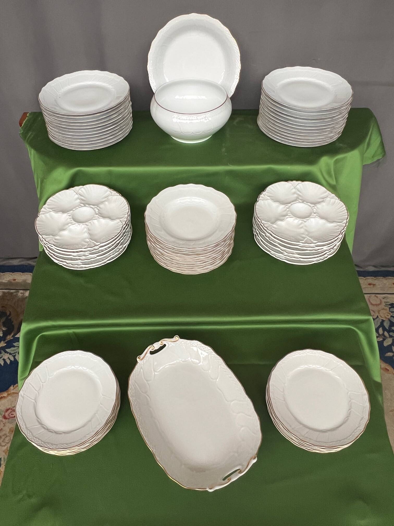 La porcelaine de Baudour. Service de table.