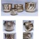 quatre cache-pot laiton vintage