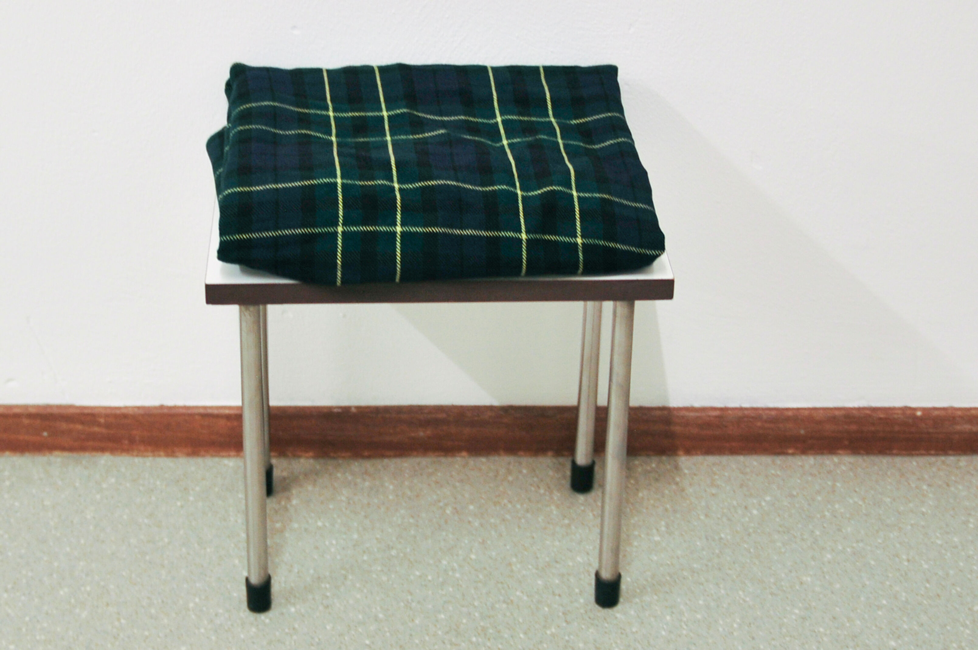 blue, black & green checkered plaid