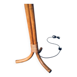 Vintage bamboo floor lamp, Italy, 1970s