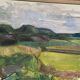 Huile sur toile suédoise – “Orust” par Wilgot Olsson – Signé – Vintage