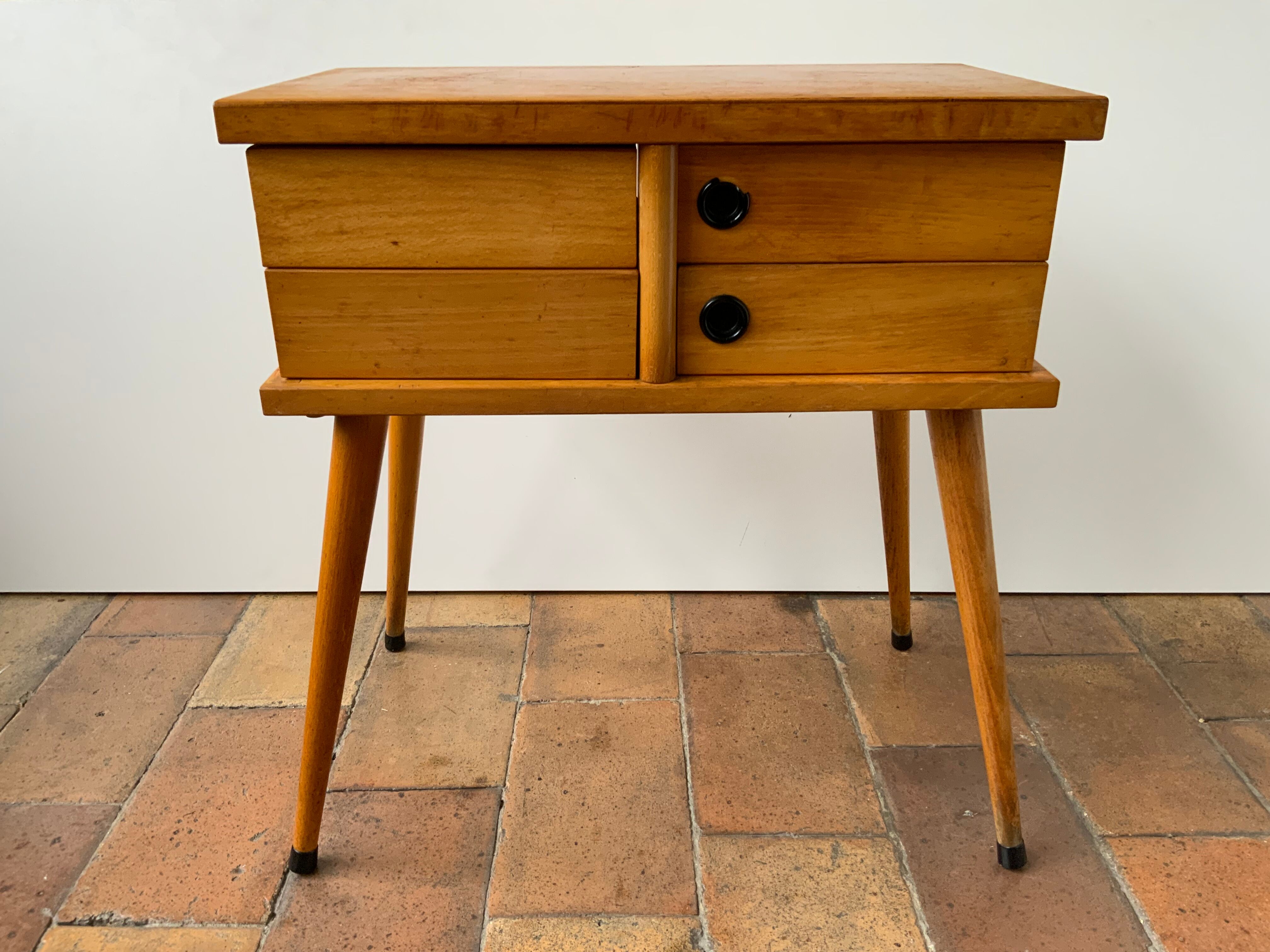 Vintage bedside table