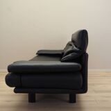 Canapé en cuir Alanda, design italien, années 1980, fabricant : B&B Italia, desig