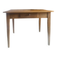 Antique walnut farmhouse table for four people