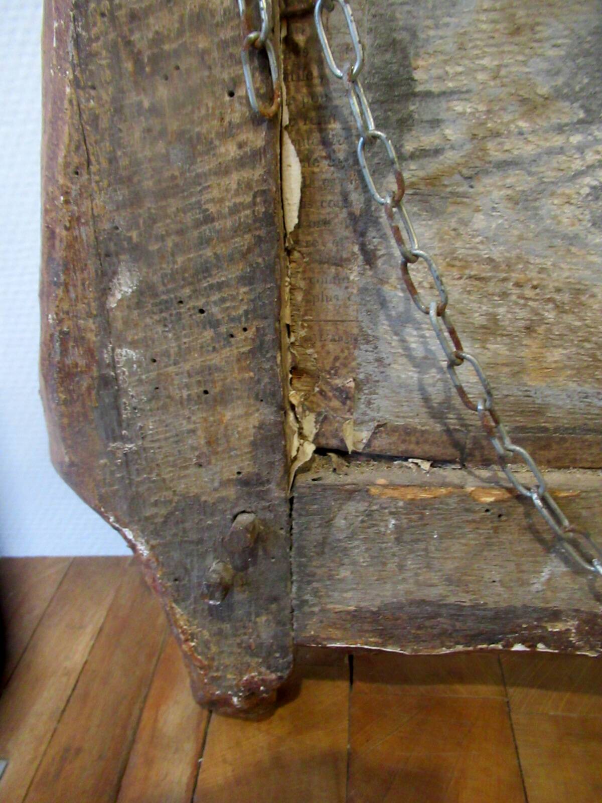 Small 18th century mirror