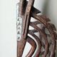 African art oryx wooden handcrafted sculpture ethnic tribal decoration