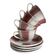 Cups and saucers from the 1960s.