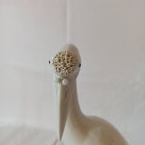 Chinese porcelain crane figurine