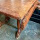Table bistrot à abattants en bois foncé