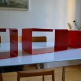 Modular bookcase made up of 3 boxes