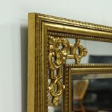 Large Decorative Gold Plated Mirror by Deknudt Belgium 1980s