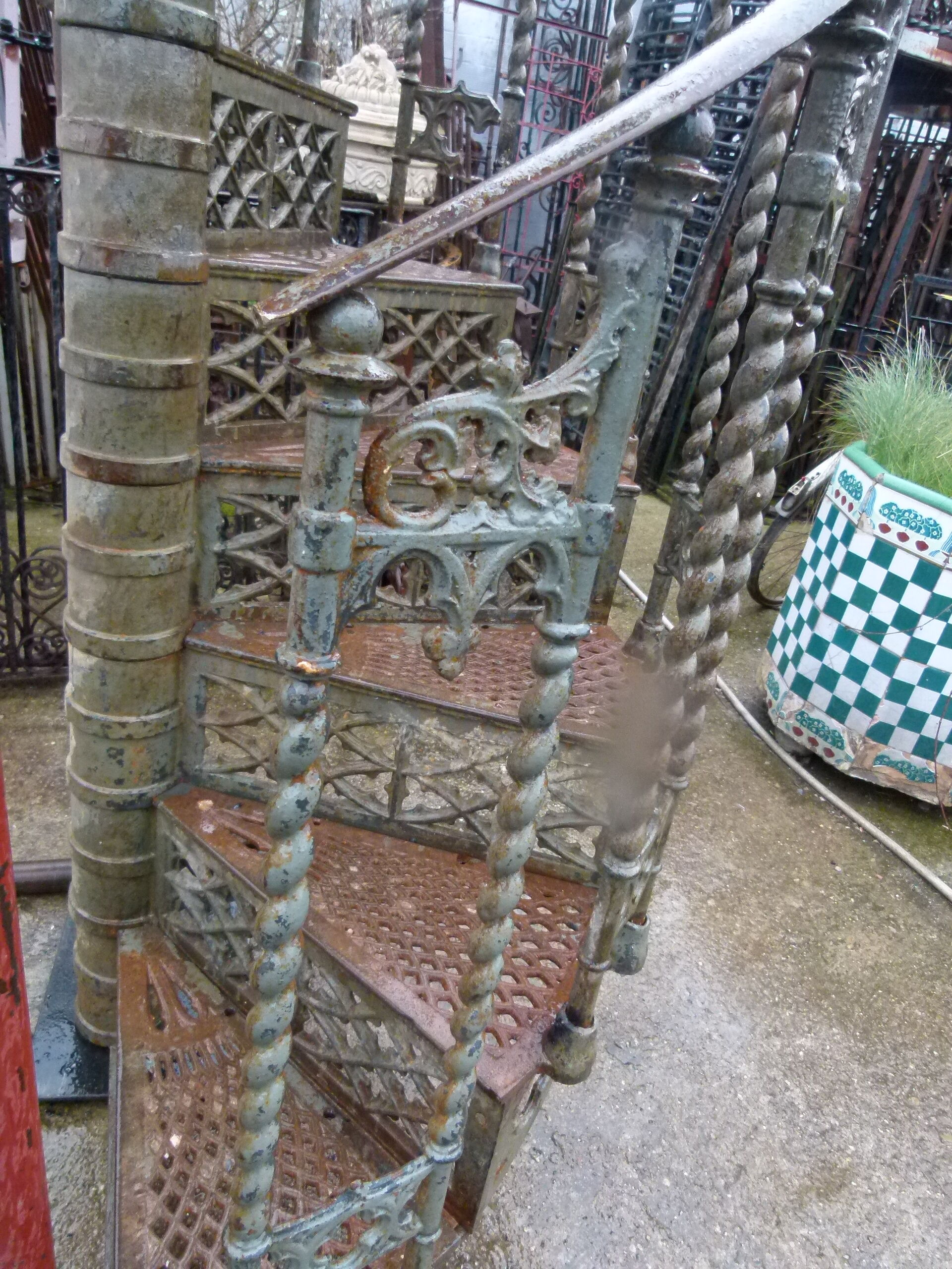 Cast iron staircase nineteenth