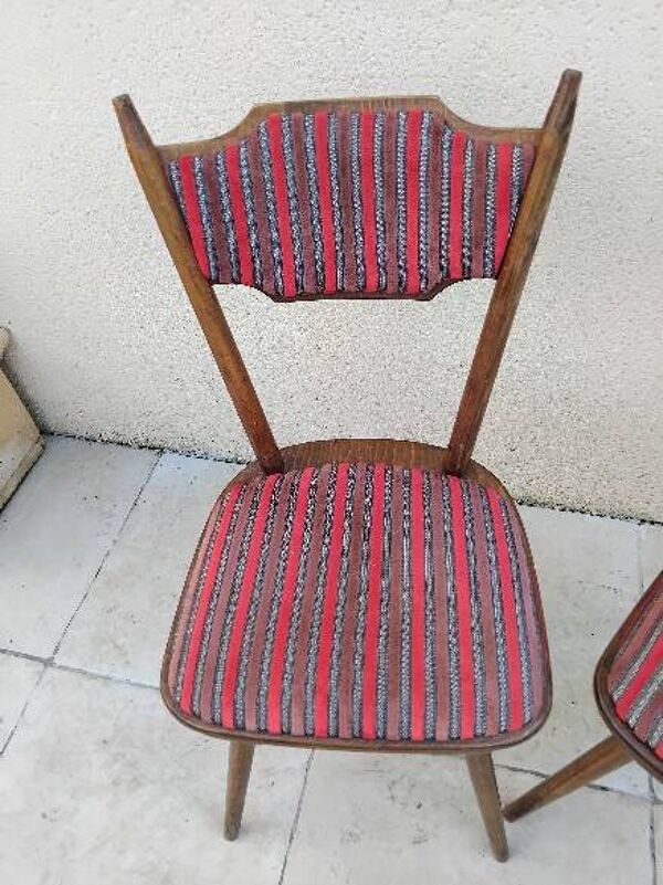 Paire de chaise vintage année 80