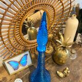 Turquoise blue Empoli decanter