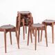 Set of 6 Japanese stools