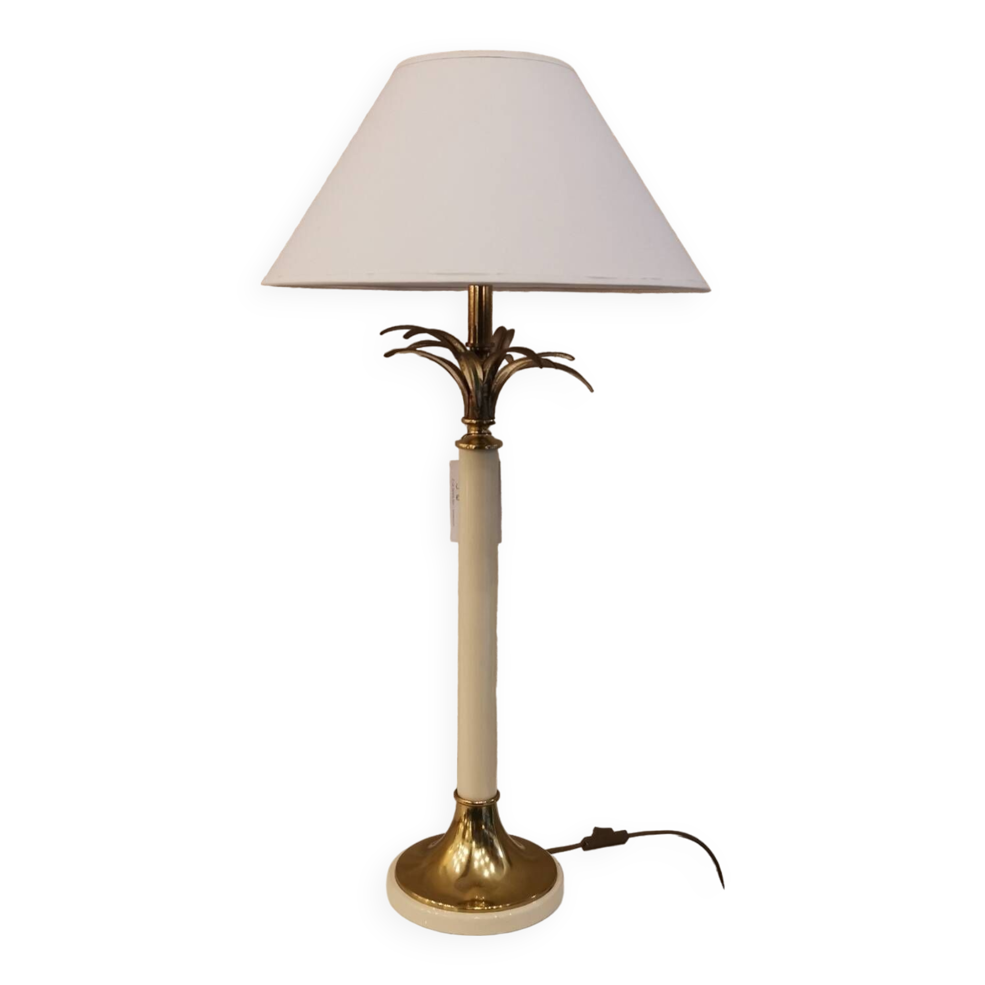 Large vintage palm tree lamp, 1970