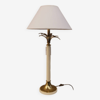 Large vintage palm tree lamp, 1970