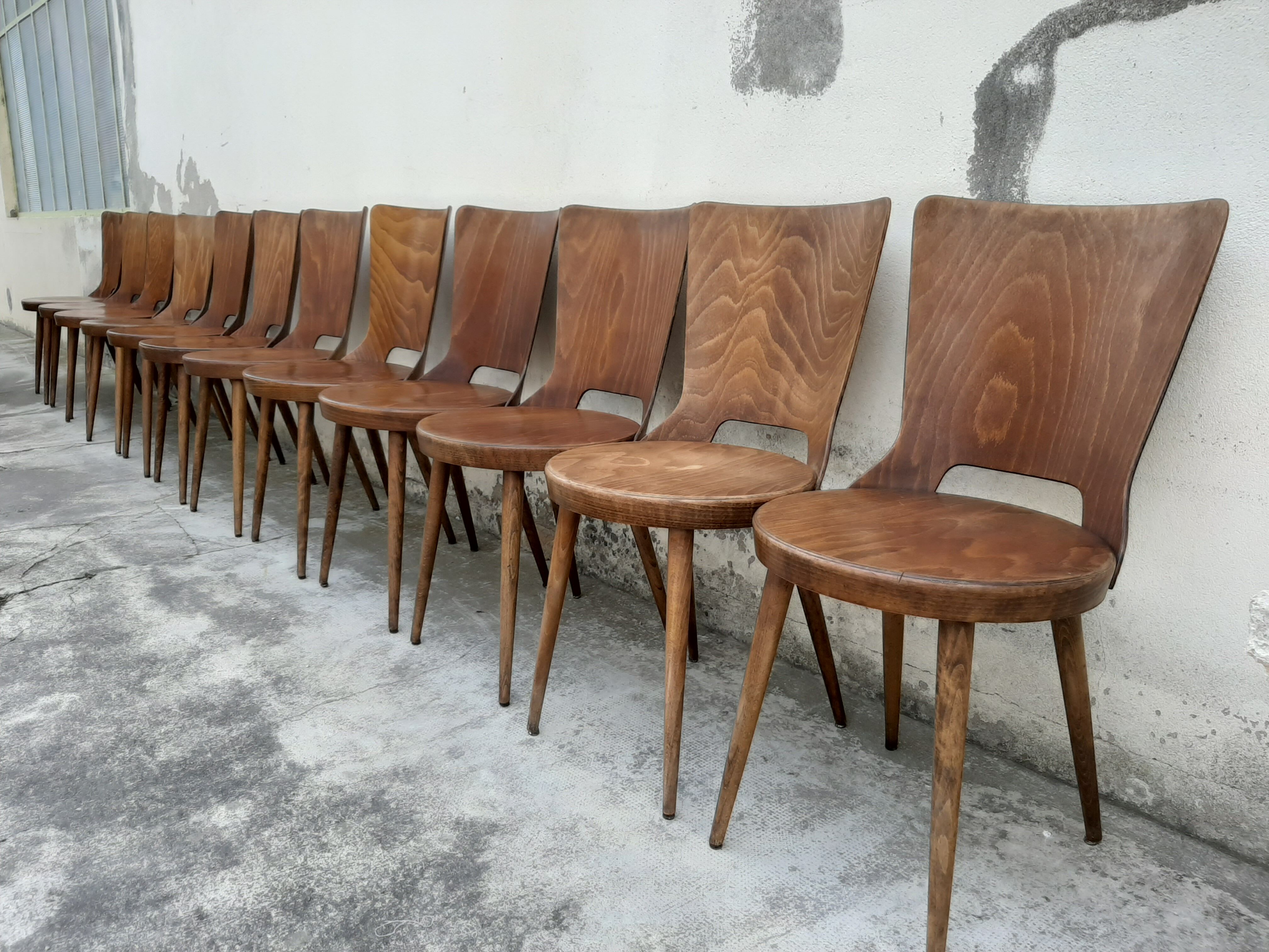 Ensemble de 6 chaises Baumann modèle Dove