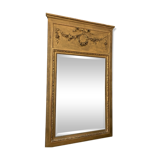 Trumeau 19th - golden stucco