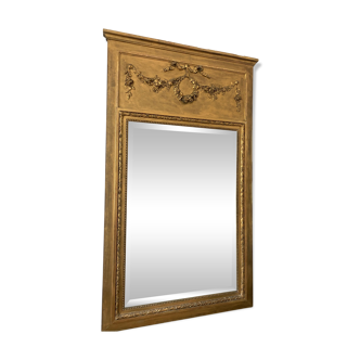 Trumeau 19th - golden stucco