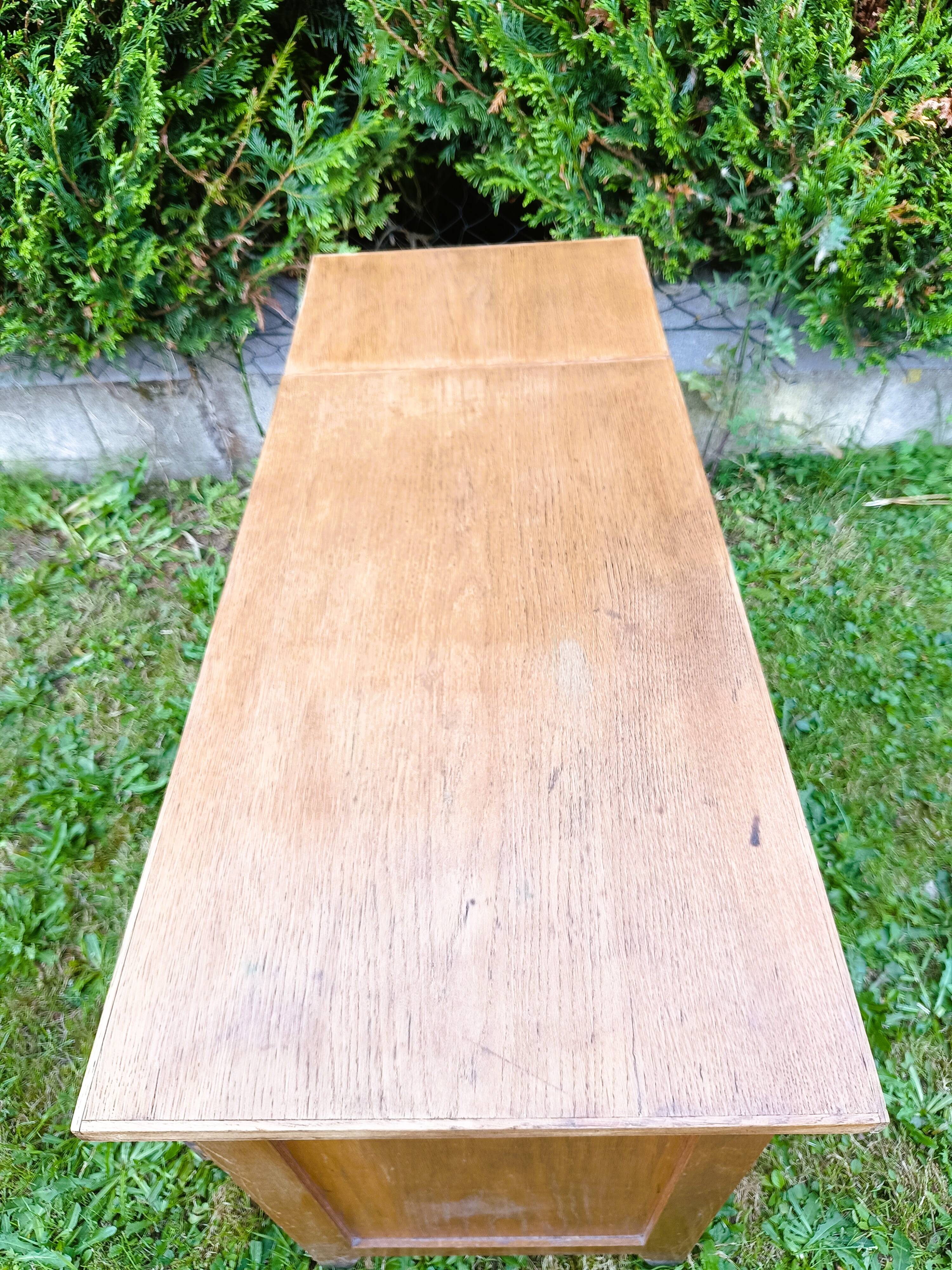 Antique solid oak desk