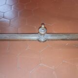 Louis XVI style caned wood bench