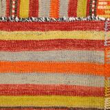 Tapis kilim bohème multicolore – pièce unique faite main, Style folklorique