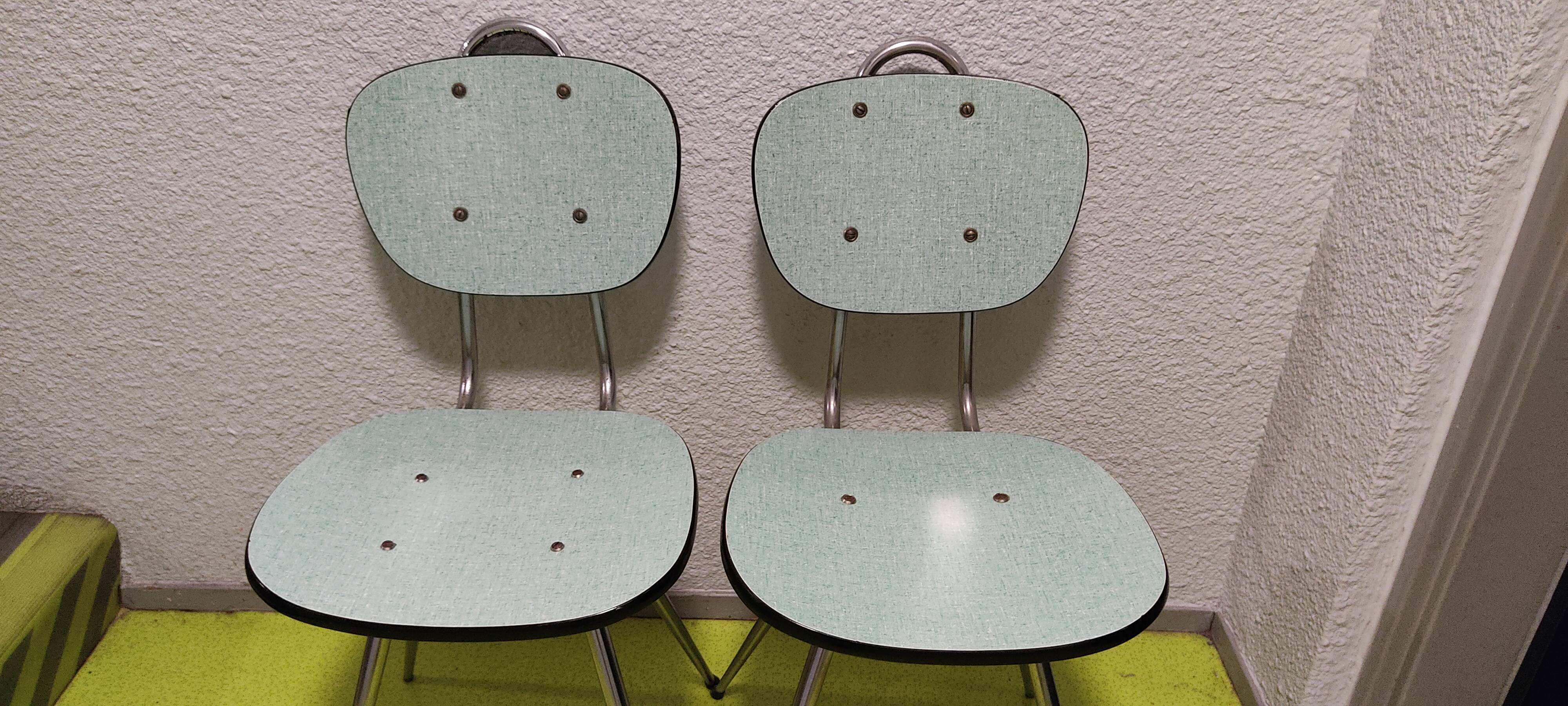 4 chairs formica year 1970