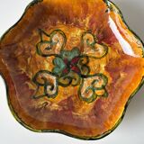 Bowl, ceramic plate by Yvon Roy, 1960s