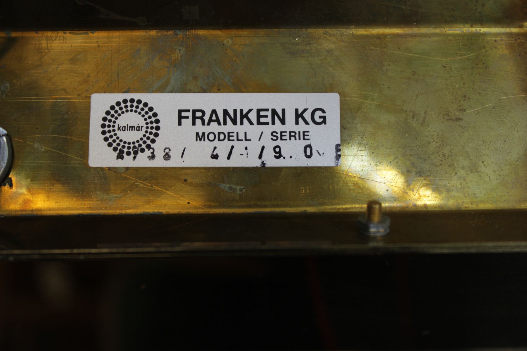 Wall mounted glass of Kalmar Franken KG 1970 s