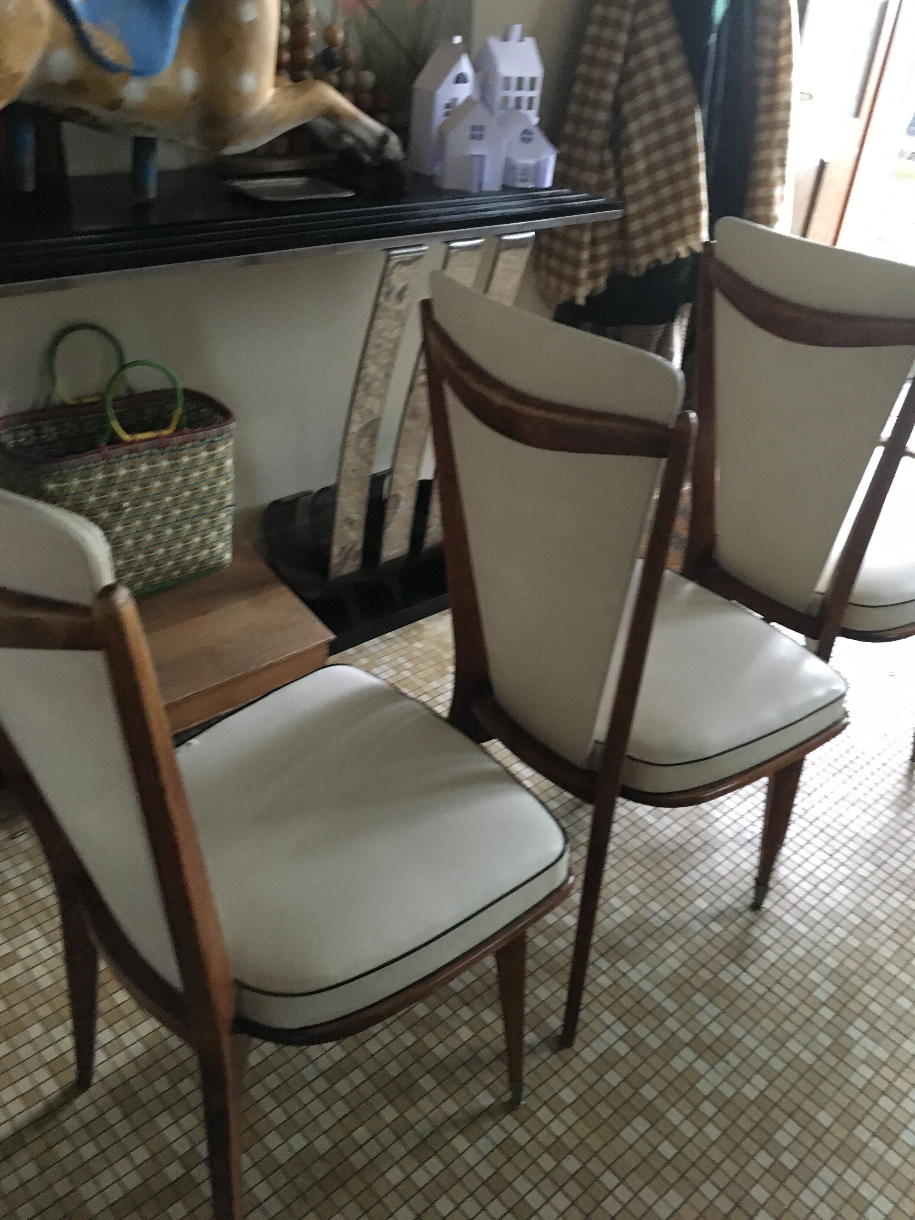 Trio of Monobloc chairs